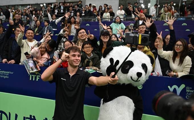 2024 ITF World Tennis Tour Junior Finals Chengdu , China Boys Junior Finals Winner Mees Rottgering (NED