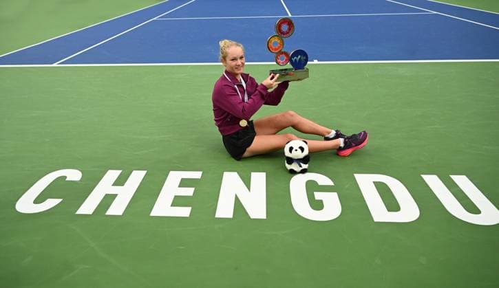 2024 ITF World Tennis Tour Junior Finals Chengdu , China Girls Final Winner Emerson Jones (AUS)