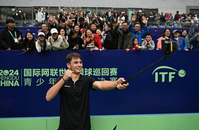 2024 ITF World Tennis Tour Junior Finals Chengdu , China Boys Junior Finals Winner Mees Rottgering (NED