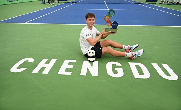 2024 ITF World Tennis Tour Junior Finals Chengdu , China Boys Junior Finals Winner, Mees Rottgering (NED