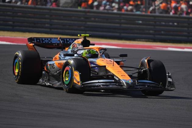 20.10.2024, Circuit of The Americas, Austin, FORMULA 1 PIRELLI UNITED STATES GRAND PRIX 2024 ,im Bild Lando Norris (GBR), McLaren F1 Team (Photo by Hasan Bratic DeFodi Images) not used in POL SRB CRO FRA GBR NED ITA USA Defodi-506_20241020_hbr_1197