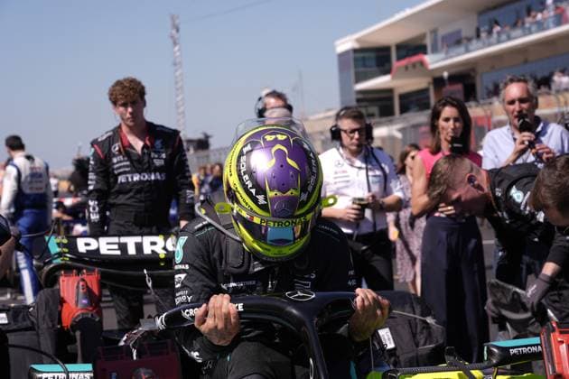 FORMULA 1 PIRELLI UNITED STATES GRAND PRIX 2024 20.10.2024, Circuit of The Americas, Austin, FORMULA 1 PIRELLI UNITED STATES GRAND PRIX 2024 ,im Bild Lewis Hamilton (GBR), Mercedes-AMG Petronas Formula One Team