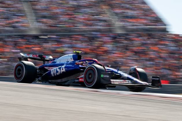 Yuki Tsunoda (Visa Cash App RB Formula One Team Racing Bulls, Japan, 22) im VCARB 01, USA, Formel 1 Weltmeisterschaft, Pirelli Grand Prix der Vereinigten Staaten von Amerika, Circuit of the Americas Austin, Rennen, 20.10.2024 USA, Formel 1 Weltmeisterschaft, Pirelli Grand Prix der Vereinigten Staaten von Amerika, Circuit of the Americas Austin, Rennen, 20.10.2024 Austin Copyright: xEibner-Pressefoto Memmlerx EP_MMR