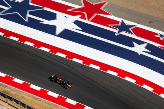 01 VERSTAPPEN Max (nld), Red Bull Racing RB20, action during the Formula 1 Pirelli United States Grand Prix 2024, 19th round of the 2024 Formula One World Championship, WM, Weltmeisterschaft from October 18 to 20, 2024 on the Circuit of the Americas, in Austin, United States of America - F1 - US GRAND PRIX 2024 DPPI Panoramic  241020_R19_USA_DP_AV3_0434