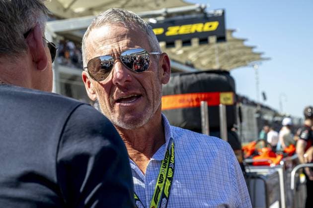 Austin - 20-10-2024, Circuit of the Americas, Lance Armstrong at the Formula 1 United States of America Grand Prix 2024 Sunday Formula 1 United States of America Grand Prix 2024 Sunday  x26524377x Copyright: