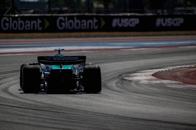 AUSTIN, TEXAS, UNITED STATES: Lance Stroll, racing for the Aston Martin F1 team during the 2024 Formula 1 United States Grand Prix at the Circuit of the Americas in Austin, Texas, United States