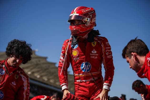 16 Charles Leclerc (MCO, Scuderia Ferrari HP), F1 Grand Prix of USA at Circuit of The Americas on October 20, 2024 in Austin, United States of America. (Photo by HOCH ZWEI) Austin United States of America