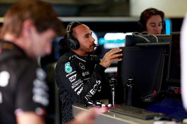 44 Lewis Hamilton (GBR, Mercedes-AMG Petronas F1 Team), F1 Grand Prix of USA at Circuit of The Americas on October 20, 2024 in Austin, United States of America. (Photo by HOCH ZWEI) Austin United States of America
