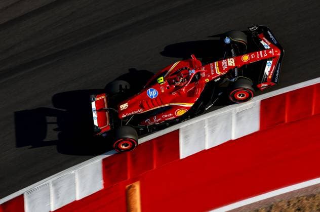 55 Carlos Sainz (ESP, Scuderia Ferrari HP), F1 Grand Prix of USA at Circuit of The Americas on October 20, 2024 in Austin, United States of America. (Photo by HOCH ZWEI) Austin United States of America