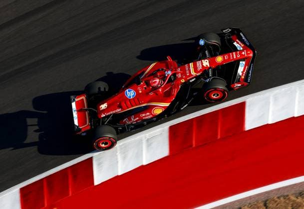 16 Charles Leclerc (MCO, Scuderia Ferrari HP), F1 Grand Prix of USA at Circuit of The Americas on October 20, 2024 in Austin, United States of America. (Photo by HOCH ZWEI) Austin United States of America