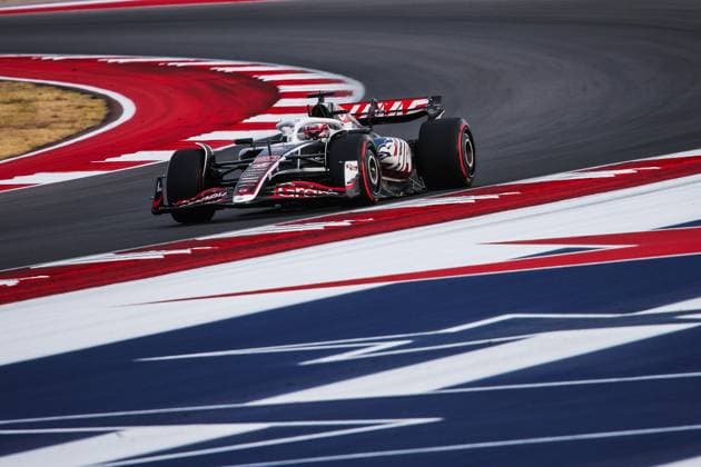 20 Kevin Magnussen (DNK, MoneyGram Haas F1), F1 Grand Prix of USA at Circuit of The Americas on October 20, 2024 in Austin, United States of America. (Photo by HOCH ZWEI) Austin United States of America