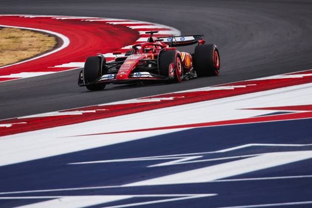 16 Charles Leclerc (MCO, Scuderia Ferrari HP), F1 Grand Prix of USA at Circuit of The Americas on October 20, 2024 in Austin, United States of America. (Photo by HOCH ZWEI) Austin United States of America