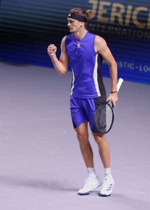 Alexander Zverev macht die Faust und jubelt, Jubel, Freude, Emotion Tennis - ERSTE BANK OPEN 2024 - ATP, Tennis Herren 500 - Stadthalle - Wien - - Oesterreich - 21 October 2024. Copyright: xJuergenxHasenkopfx