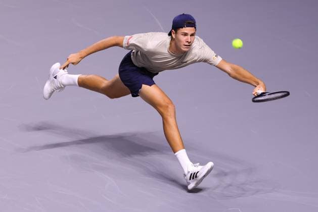 Joel Schwaerzler (AUT) Tennis - ERSTE BANK OPEN 2024 - ATP, Tennis Herren 500 - Stadthalle - Wien - - Oesterreich - 21 October 2024. Copyright: xJuergenxHasenkopfx
