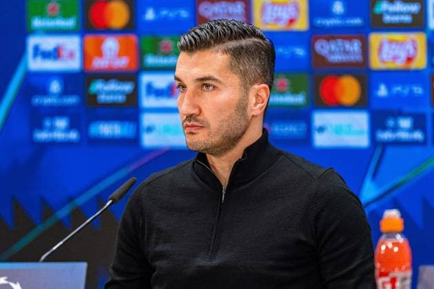 21.10.2024, Pressekonferenz vor Real Madrid vs. Borussia Dortmund, UEFA Champions League, 3. Spieltag Nuri Sahin bei der Pressekonferenz von Borussia Dortmund Copyright: xBahhoxKarax