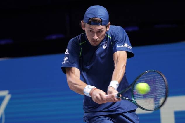 TENNIS - ATP, Tennis Herren Erste Bank Open VIENNA,AUSTRIA,22.OCT.24 - TENNIS - ATP World Tour, Erste Bank Open. Image shows Alex de Minaur (AUS).  GEPAxpictures xWalterxLuger
