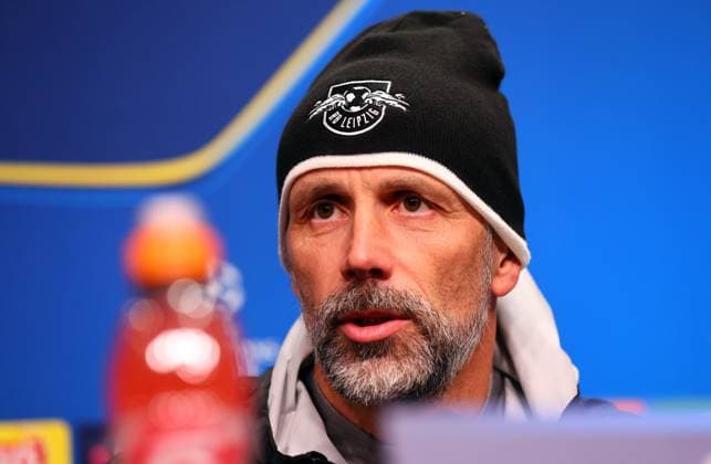 RB Leipzig - Pressekonferenz Champions League Leipzig, 22.10.2024, RB Akademie, Fussball, UEFA Champions League, Matchday-1, RB LEIPZIG vs.FC LIVERPOOL am 23 10 2024 , Pressekonferenz RB Leipzig , Im Bild: Trainer Marco Rose (RB Leipzig) ,