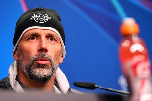 RB Leipzig - Pressekonferenz Champions League Leipzig, 22.10.2024, RB Akademie, Fussball, UEFA Champions League, Matchday-1, RB LEIPZIG vs.FC LIVERPOOL am 23 10 2024 , Pressekonferenz RB Leipzig , Im Bild: Trainer Marco Rose (RB Leipzig) ,