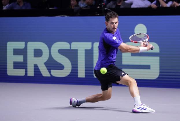 TENNIS - ATP, Tennis Herren Erste Bank Open VIENNA,AUSTRIA,22.OCT.24 - TENNIS - ATP World Tour, Erste Bank Open. Image shows Dominic Thiem (AUT).  GEPAxpictures xWalterxLuger