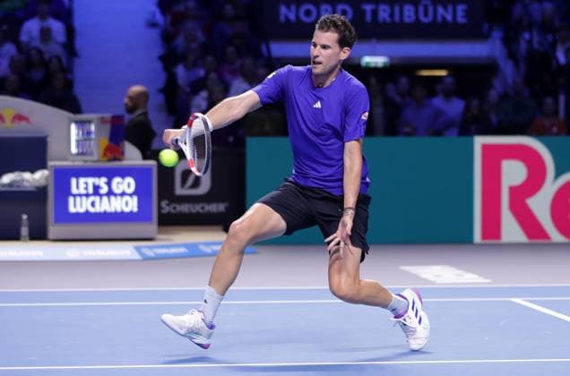 TENNIS - ATP, Tennis Herren Erste Bank Open VIENNA,AUSTRIA,22.OCT.24 - TENNIS - ATP World Tour, Erste Bank Open. Image shows Dominic Thiem (AUT).  GEPAxpictures xWalterxLuger