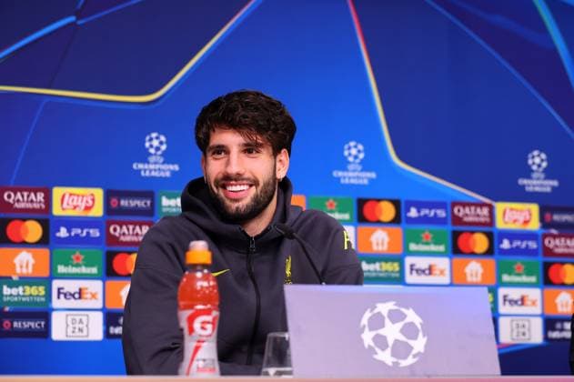 Liverpool FC - Pressekonferenz Champions League Leipzig, 22.10.2024, Red Bull Arena, Fußball, UEFA Champions League, Matchday-1, RB LEIPZIG vs.FC LIVERPOOL am 23 10 2024 , Pressekonferenz FC Liverpool , Im Bild: Dominik Szoboszlai (Liverpool Player) ,