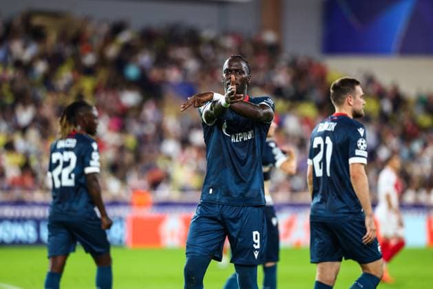 Fußball, CL, AS Monaco - Roter Stern Belgrad 22nd October 2024 - UEFA CHAMPIONS LEAGUE - J3 - SEASON 2024 2025 - AS MONACO vs CRVENA ZVEZDA - STADE LOUIS II ndiaye (cherif) celebrates his goal MONACO MONACO Copyright: xSPORTPIXPRESSx xFREDxPORCUx