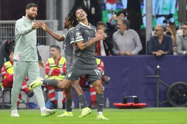 October 22, 2024, Milan, Lombardy, Italy: TIJJANI REIJNDERS of AC MILAN in Matchday 3 of 8 of the UEFA Champions League 2024 2025 between AC MILAN and CLUB BRUGGE at San Siro in Milan, Italy Milan Italy - ZUMAc179 20241022_zep_c179_062 Copyright: xMickaelxChavetx