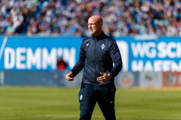 Trainer Marco Antwerpen (Mannheim); GER, FC Hansa Rostock vs. SV Waldhof Mannheim, Fussball, 3. Liga, 5.Spieltag, Spielzeit 2024 2025, 14.09.2024 Rostock Ostseestadion Mecklenburg - Vorpommern Deutschland