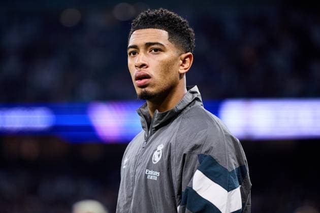 Jude Bellingham of Real Madrid CF getting into the field during the UEFA Champions League match between Real Madrid vs Borussia Dortmund at Santiago Bernabeu on October 22, 2024 in Madrid (Photo by: LGM) FOOTBALL : Real Madrid vs Borussia Dortmund - UEFA Ligue des Champions - 22 10 2024 LGM Panoramic 