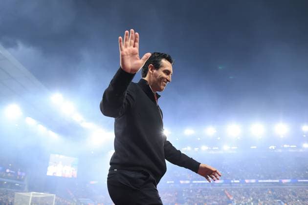 Football - UEFA Champions League - League Phase - Aston Villa v Bologna 22nd October 2024 - UEFA Champions League - League Phase - Aston Villa v Bologna - Aston Villa manager Unai Emery - Photo: Simon Stacpoole Offside. Birmingham UK Copyright: xSimonxStacpoolexOffside