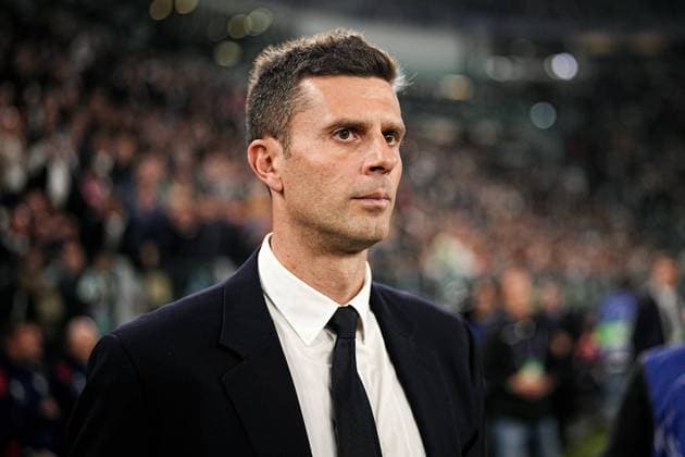 Juventus head coach Thiago Motta during the Uefa Champions League soccer match, between Juventus and Stuttgart at the Allianz Stadium in Turin, north west Italy - Tuesday, October 22, 2024. - Soccer  Copyright: xMarcoxAlpozzi LaPressex
