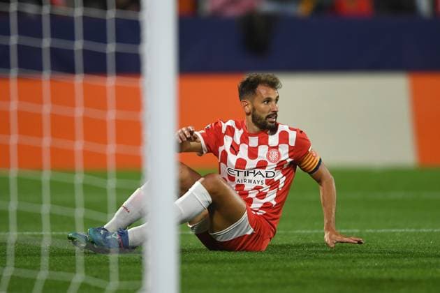GIRONA FC vs SLOVAN BRATISLAVA Montilivi Municipal Stadium. Girona. Oct 22,2024 GIRONA FC-SLOVAN BRATISLAVA Oct 22,2024 Stuani (7) of Girona FC during the UEFA Champions League 2024 25 League Phase match between Girona FC and Slovan Bratislava at Montilivi Municipal Stadium in Girona, Spain. Girona ESP Copyright: xS.xRosx