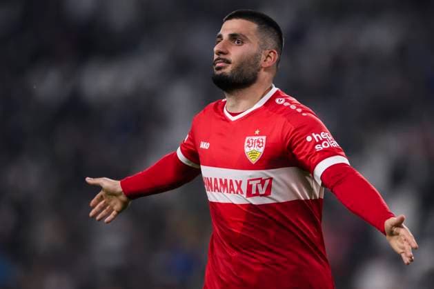 Juventus FC v VfB Stuttgart - UEFA Champions League Deniz Undav of VfB Stuttgart celebrates after scoring a goal later disallowed during the UEFA Champions League 2024 25 league phase football match between Juventus FC and VfB Stuttgart. Turin Italy Copyright: xNicolòxCampox