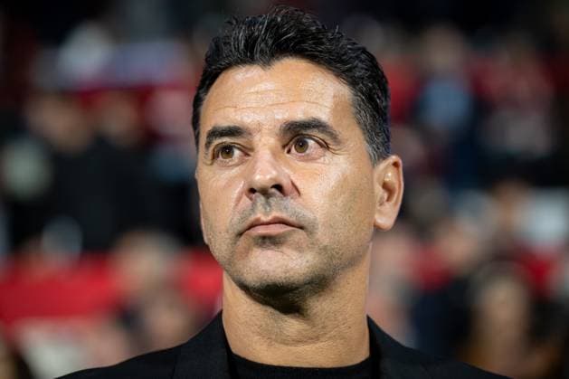Head Coach Michel Sanchez (Girona FC) looks on during a UEFA Champions League match between Girona FC and Slovan Bratislava at Estadi Municipal de Montilivi in Girona, Girona, Spain, on October 22 2024. Photo by Felipe Mondino Copyright: x@FELIPExMONDINOx