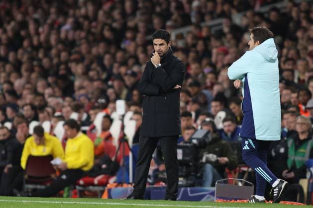 London, England, October 22nd 2024: Arsenal manager Mikel Arteta during the UEFA Champions League game between Arsenal and Shakhtar Donetsk at Emirates Stadium in London, England (Alexander Canillas SPP) Copyright: xAlexanderxCanillas SPPx spp-en-AlCa-9U2A3010