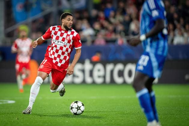 October 22, 2024, Barcelona, Spain: Arnaut Danjuma (Girona FC) in action during the UEFA Champions League match between Girona FC and Slovan Bratislava at Estadi Municipal de Montilivi. Final Score: Girona FC 2;0 Slovan Bratislava Barcelona Spain - ZUMAs197 20241022_aaa_s197_414 Copyright: xFelipexMondinox