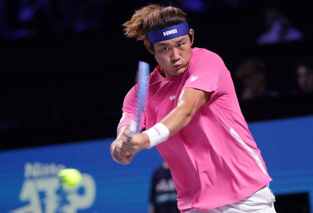 TENNIS - ATP, Tennis Herren Erste Bank Open VIENNA,AUSTRIA,23.OCT.24 - TENNIS - ATP World Tour, Erste Bank Open. Image shows Zhizhen Zhang (CHN).  GEPAxpictures xWalterxLuger