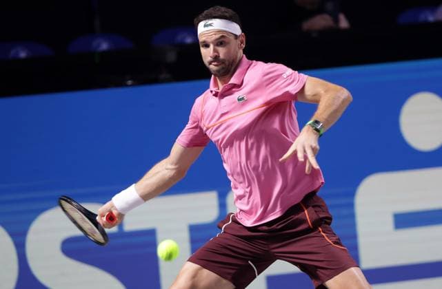 TENNIS - ATP, Tennis Herren Erste Bank Open VIENNA,AUSTRIA,23.OCT.24 - TENNIS - ATP World Tour, Erste Bank Open. Image shows Grigor Dimitrov (BUL).  GEPAxpictures xWalterxLuger