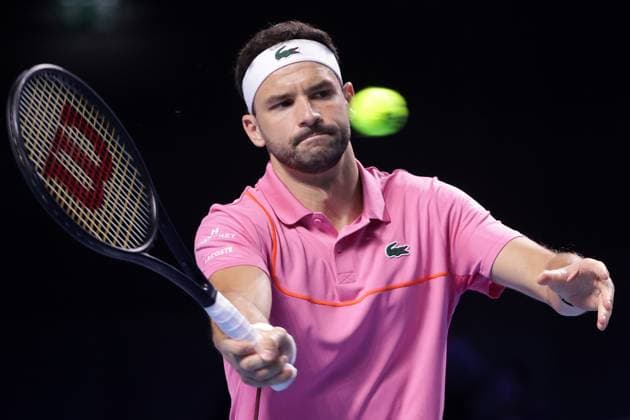 TENNIS - ATP, Tennis Herren Erste Bank Open VIENNA,AUSTRIA,23.OCT.24 - TENNIS - ATP World Tour, Erste Bank Open. Image shows Grigor Dimitrov (BUL).  GEPAxpictures xWalterxLuger