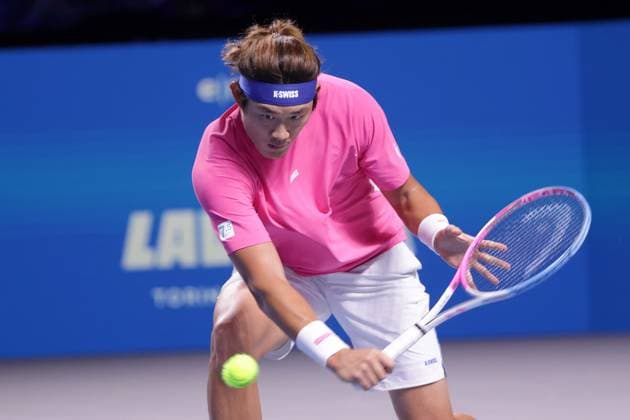 TENNIS - ATP, Tennis Herren Erste Bank Open VIENNA,AUSTRIA,23.OCT.24 - TENNIS - ATP World Tour, Erste Bank Open. Image shows Zhizhen Zhang (CHN).  GEPAxpictures xWalterxLuger