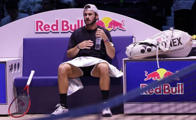 TENNIS - ATP, Tennis Herren Erste Bank Open VIENNA,AUSTRIA,23.OCT.24 - TENNIS - ATP World Tour, Erste Bank Open. Image shows Tommy Paul (USA).  GEPAxpictures xWalterxLuger