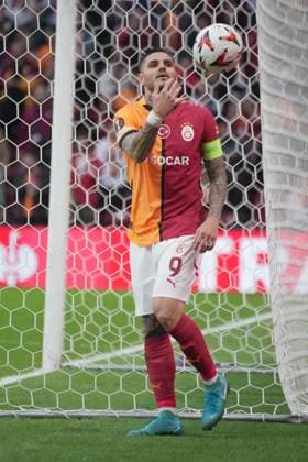 Mauro Icardi of Galatasaray during the UEFA Europa League 2024 25 League Phase MD3 match between Galatasaray A.S. and IF Elfsborg at Rams Park on October 23, 2024 in Istanbul, Turkey. Istanbul Turkey Copyright: xSeskimphotox Gsaray_Elfsborg_231024 (46)