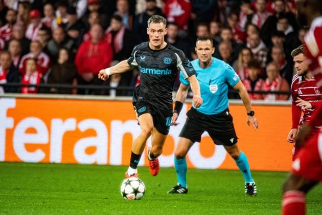 Florian Wirtz (Bayer Leverkusen) FOOTBALL : Stade Brestois vs Bayer Leverkusen - Ligue des Champions - 3ére Journée - 23 10 2024 BaptisteAutissier Panoramic 