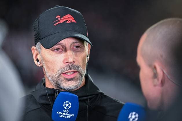 23.10.2024, Fussball, Champions League, 3. Spieltag, Saison 2024 2025, RB Leipzig - Liverpool FC, Trainer Marco Rose (RB Leipzig) xRHR-FOTO TKx Copyright: RHR-FOTOx RHR-FOTO TK