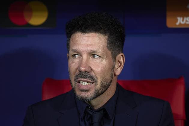 Diego Pablo Simeone head coach of Atletico de Madrid looks on prior to the UEFA Champions League match between Atletico de Madrid v LSCO Lille at Riyadh Air Metropolitano Stadium on October 23, 2024 in Madrid (Photo by: LGM) FOOTBALL : Atletico de Madrid vs LSCO Lille - UEFA Ligue des Champions - 23 10 2024 LGM Panoramic 