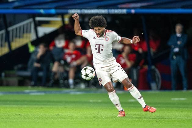 Serge Gnabry 7 (FC Bayern Muenchen), FC Barcelona, Barca vs. FC Bayern Muenchen, Champions League, Fussball, 3. Spieltag, 23.10.2024 Barcelona Katalonien Spanien