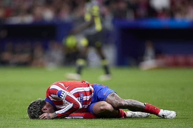 Rodrigo De Paul of Atletico de Madrid reacts during the UEFA Champions League match between Atletico de Madrid v LSCO Lille at Riyadh Air Metropolitano Stadium on October 23, 2024 in Madrid (Photo by: LGM) FOOTBALL : Atletico de Madrid vs LSCO Lille - UEFA Ligue des Champions - 23 10 2024 LGM Panoramic 