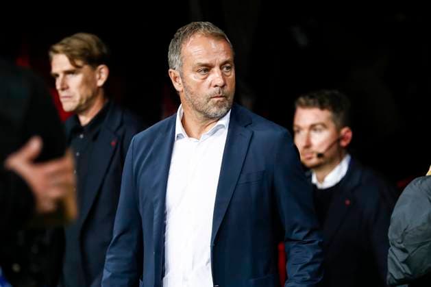October 23, 2024, Barcelona, Barcelona, SPAIN: Hansi Flick, head coach of FC Barcelona, Barca looks on during the UEFA Champions League 2024 25 League Phase MD3 match between FC Barcelona and FC Bayern Munchen at Estadi Olimpic Lluis Companys on October 23, 2024 in Barcelona, Spain. Barcelona SPAIN - ZUMAa181 20241023_zaa_a181_050 Copyright: xIrinaxR.xHipolitox