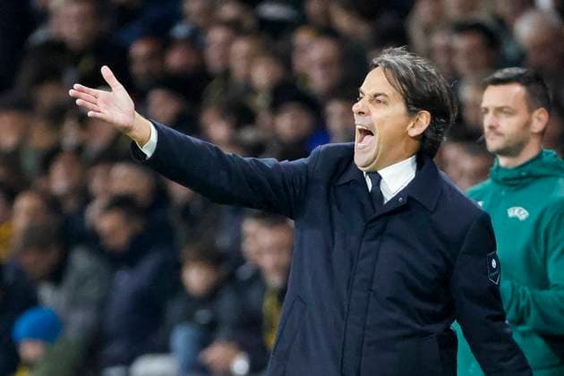 Simone Inzaghi (Inter Mailand, Trainer) , Fussball, UEFA Champions League, 3. Spieltag, 2024 2025, Young Boys Bern vs. Inter Mailand, 23.10.2024, Stadion Wankdorf, Bern, Schweiz Bern Stadion Wankdorf Kanton Bern Schweiz Copyright: xGrantxHubbsx
