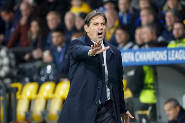 Simone Inzaghi (Inter Mailand, Trainer) , Fussball, UEFA Champions League, 3. Spieltag, 2024 2025, Young Boys Bern vs. Inter Mailand, 23.10.2024, Stadion Wankdorf, Bern, Schweiz Bern Stadion Wankdorf Kanton Bern Schweiz Copyright: xGrantxHubbsx